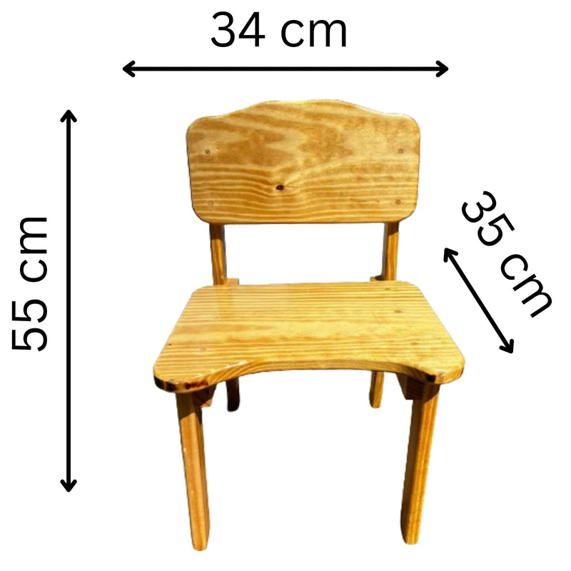 Conjunto de Mesa e Cadeira para Criança